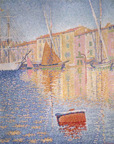 Die rote Boje, Saint Tropez, 1895 von Paul Signac